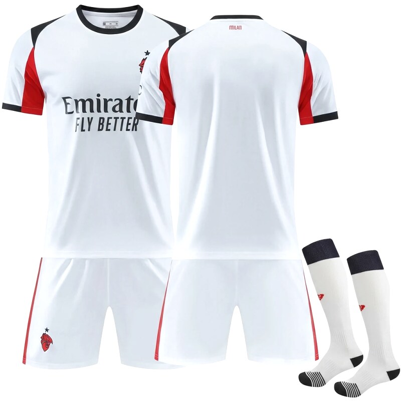 AC Milan classic sporty white jersey