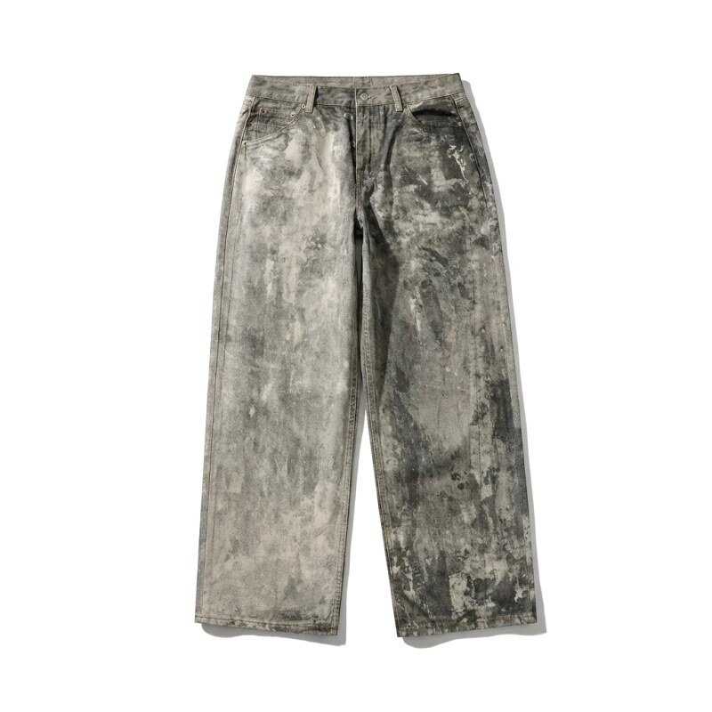 Acne Studios distressed grey jeans