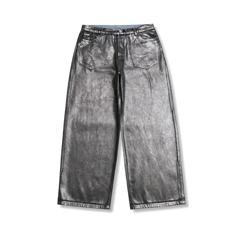 Acne Studios Metallic Wide-Leg Pants