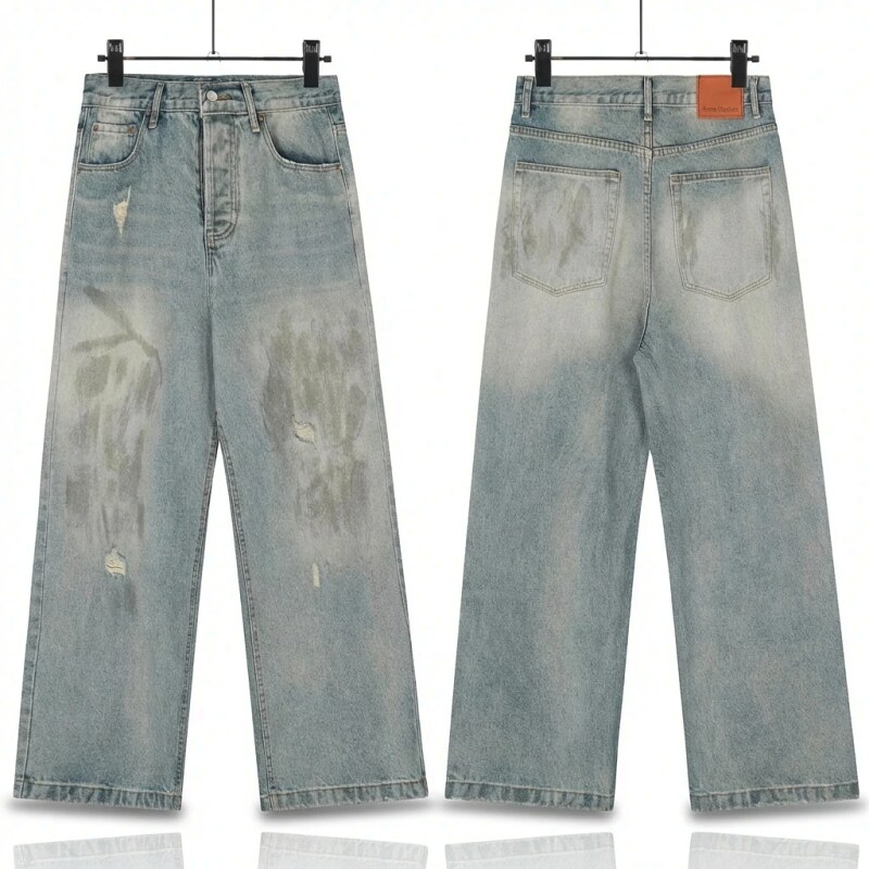 Acne Studios Ripped Retro - Style Jeans