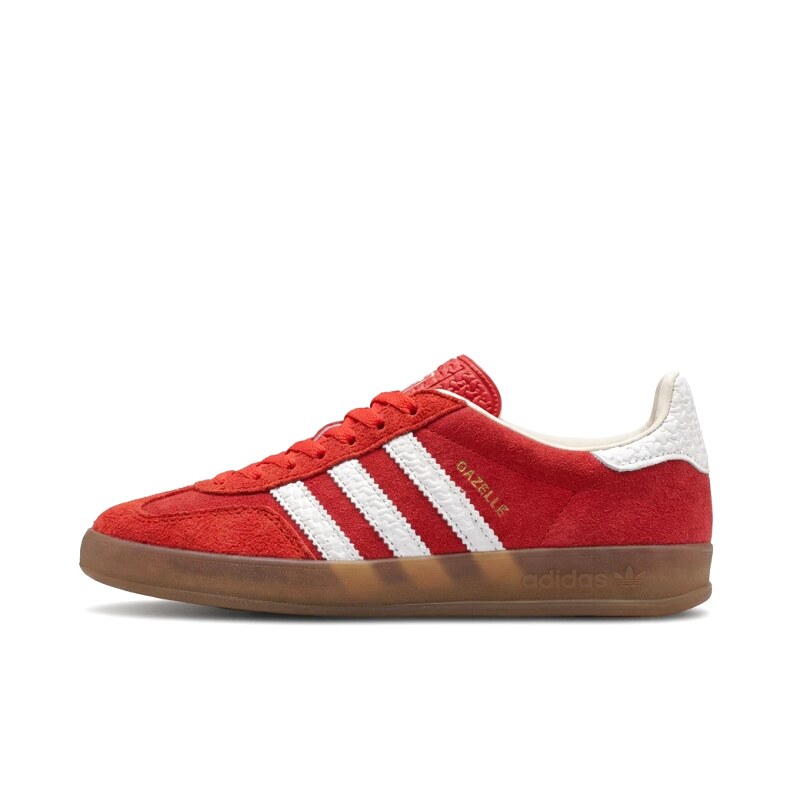 Adidas Gazelle retro-style red shoes