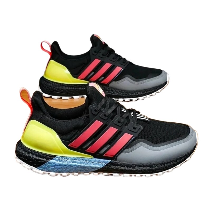 Adidas retro black and grey sports shoes