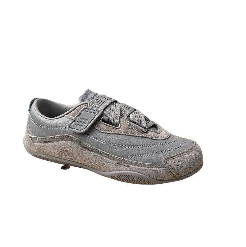 Adidas retro-style grey casual shoes