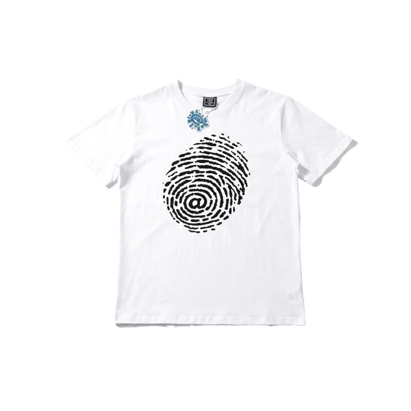 ADWYSD Fingerprint Style White T-shirt