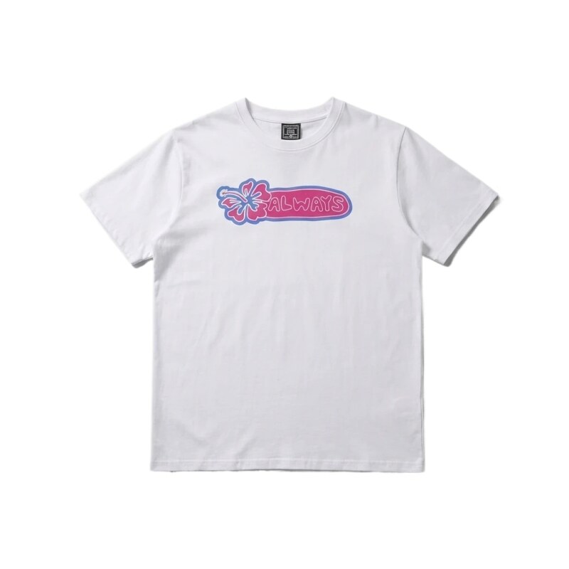 ADWYSD Floral Style White T-shirt