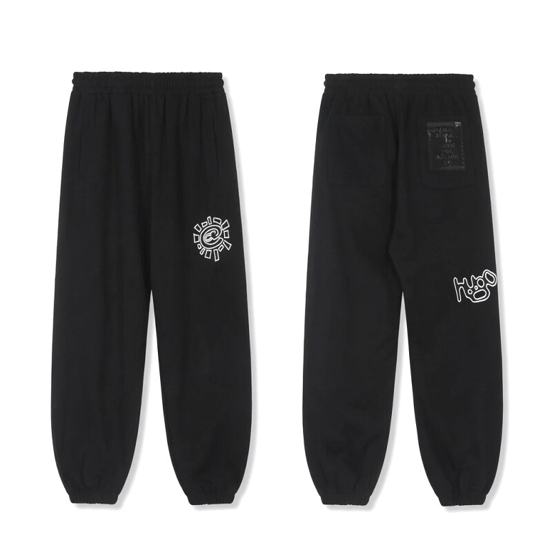 ADWYSD Printed Trendy Black Pants