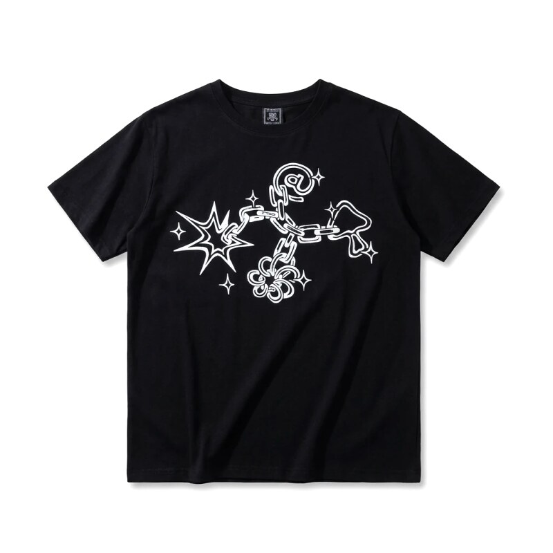 ADWYSD Trendy Style Black T-shirt