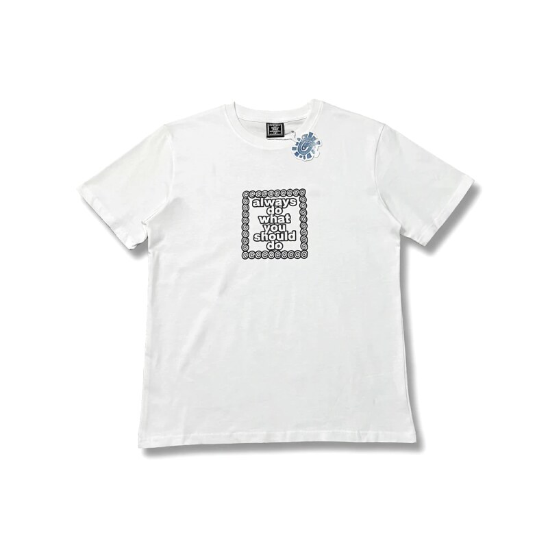 ADWYSD Trendy Style White T-shirt