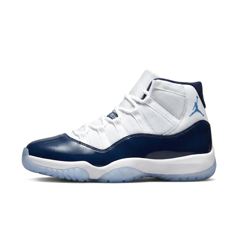 Air Jordan 11 Fashion White-Blue Sneakers