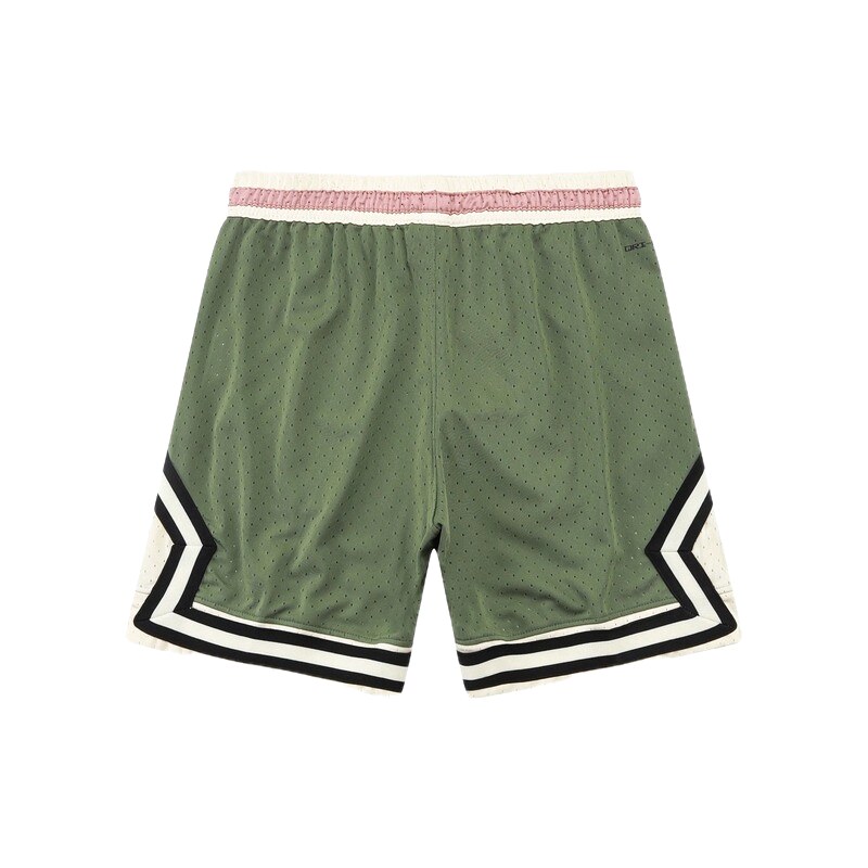 AJ retro-style green shorts