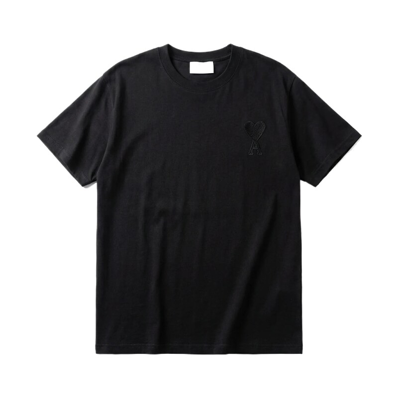 AMI Basic Simple Black T-shirt