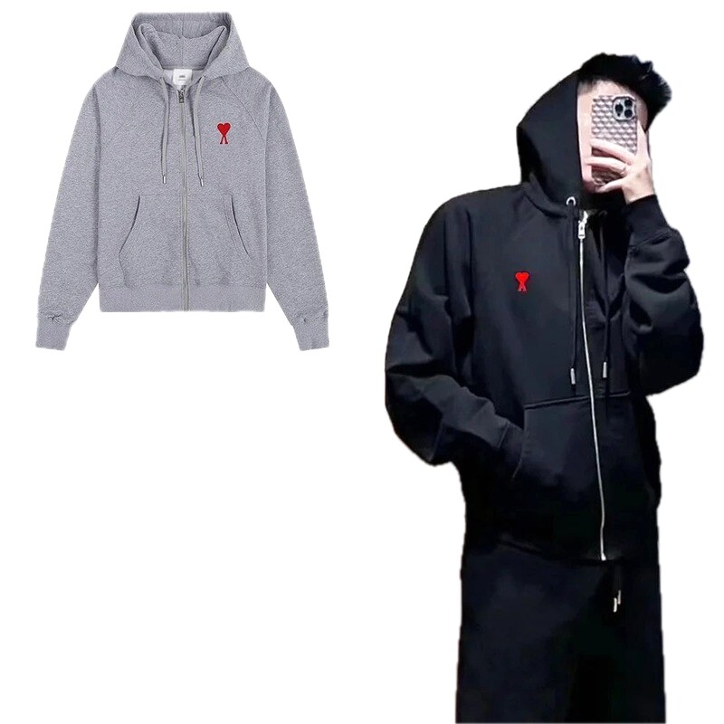 AMI Love Embroidery Trendy Brand Sweatshirt