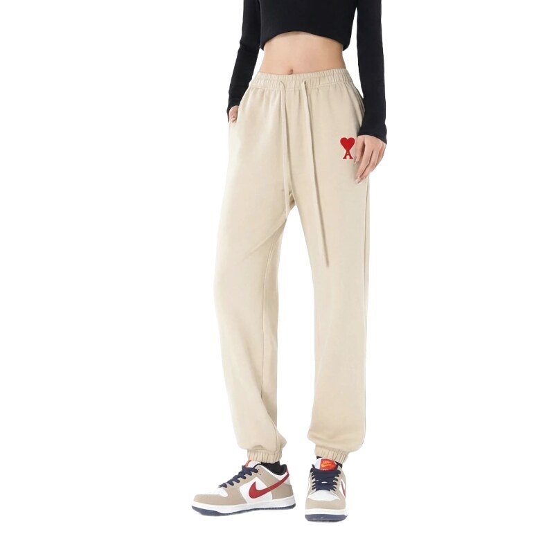 AMI Love Leisure Style Off-white Pants