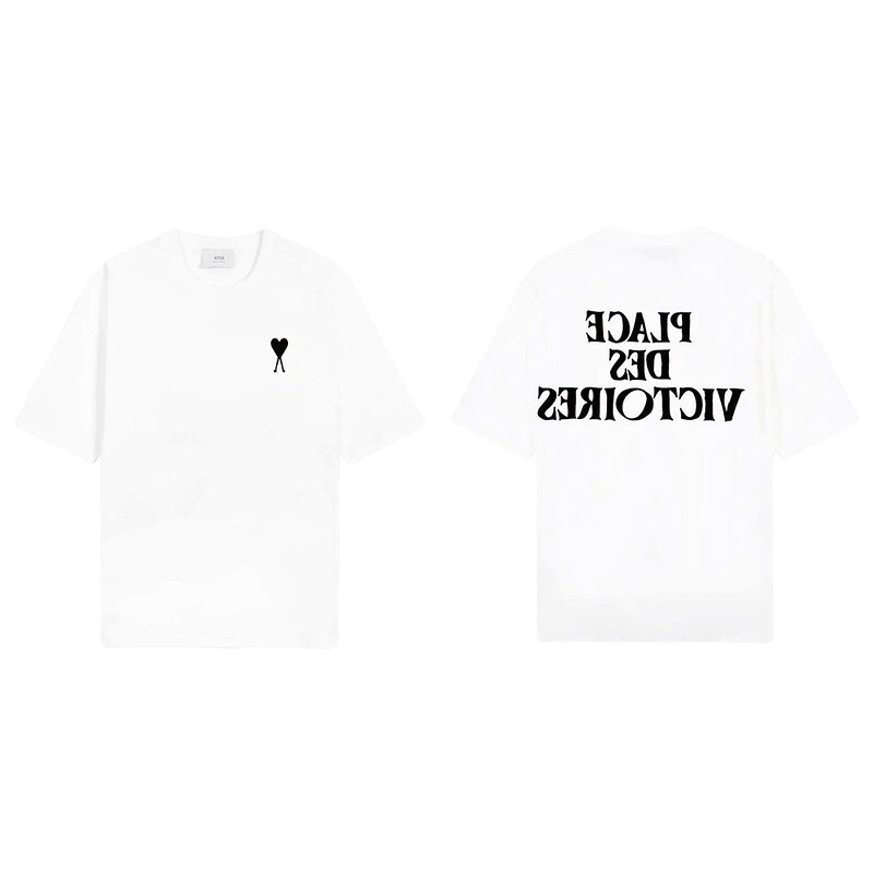 AMI Love Series Simple White T-shirt