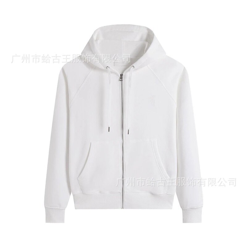 AMI minimalist style white hoodie