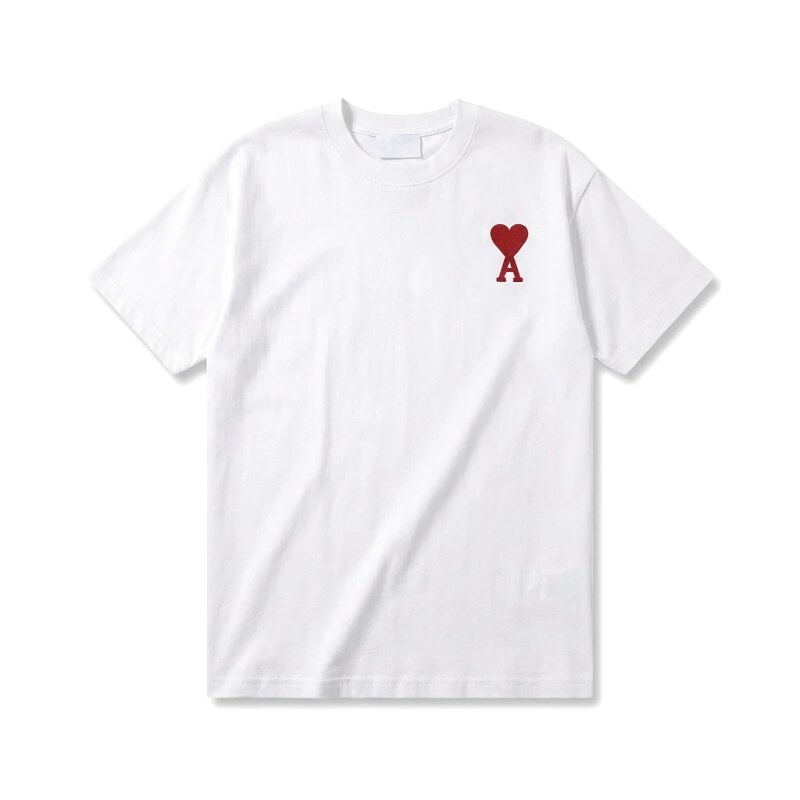 AMI minimalist style white T-shirt