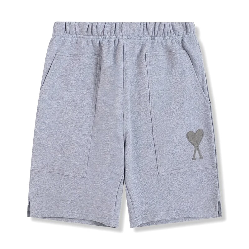 AMI pattern casual gray shorts