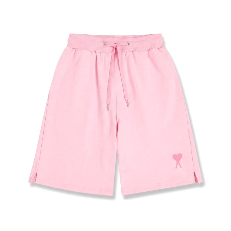 AMI pink shorts in a cute and casual style