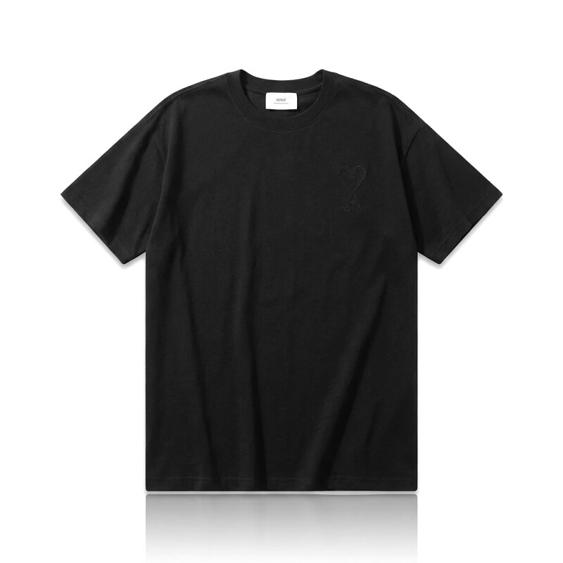 AMI simple style black T-shirt