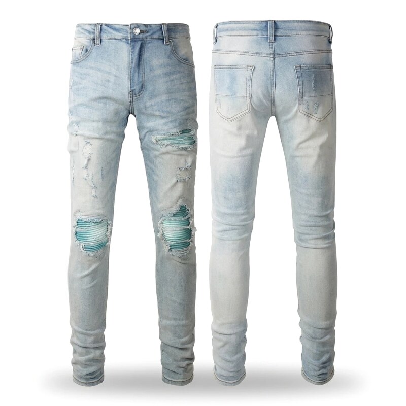 AMI Trendy Hole Jeans