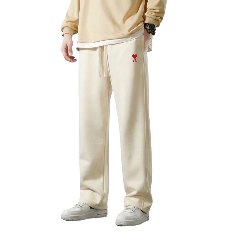AMI&Easy Casual Style Beige Pants