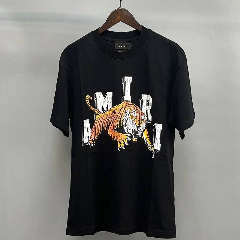 Amiri Black Records Graphic T-Shirt Downtown Style