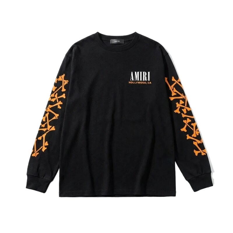 AMIRI Black Skull Pattern Sweatshirt
