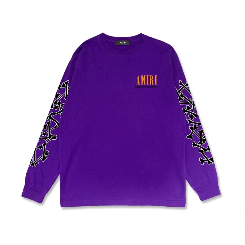 AMIRI dark style purple sweatshirt