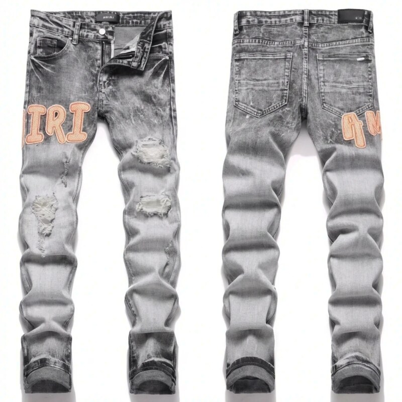 AMIRI Gradient Ripped Jeans