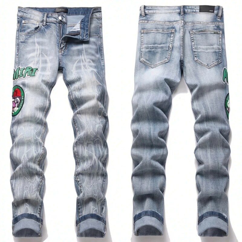 AMIRI Graffiti Trendy Cool Style Jeans