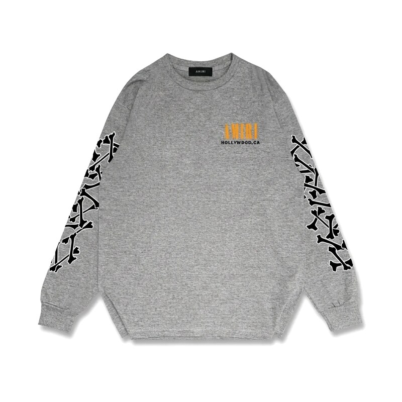 AMIRI grey sweatshirt with skull print
