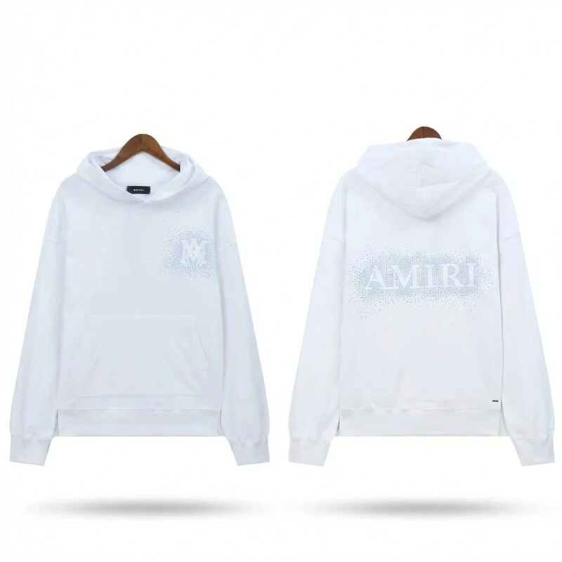 AMIRI Hot Drill Trend Brand White Sweatshirt
