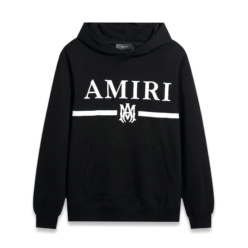 AMIRI Letter Print Black Sweatshirt