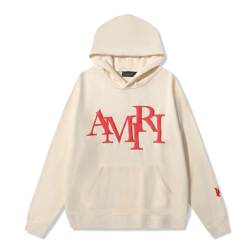 AMIRI Letter Style Beige Sweatshirt