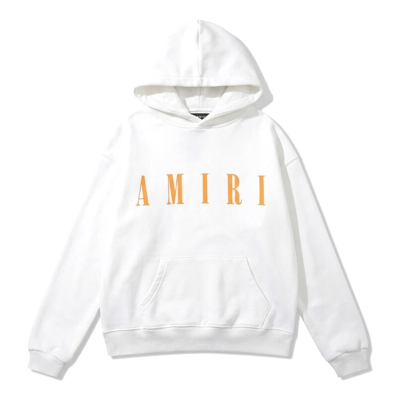 AMIRI letter trendy brand white sweatshirt