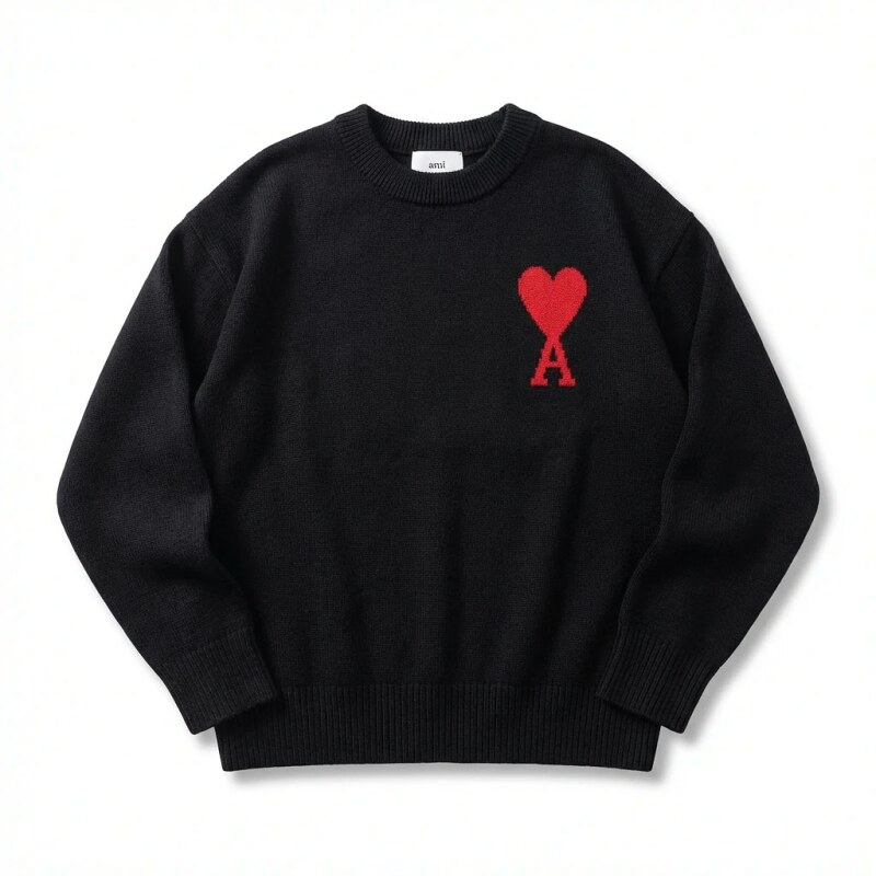 AMIRI Love Trendy Black Sweater