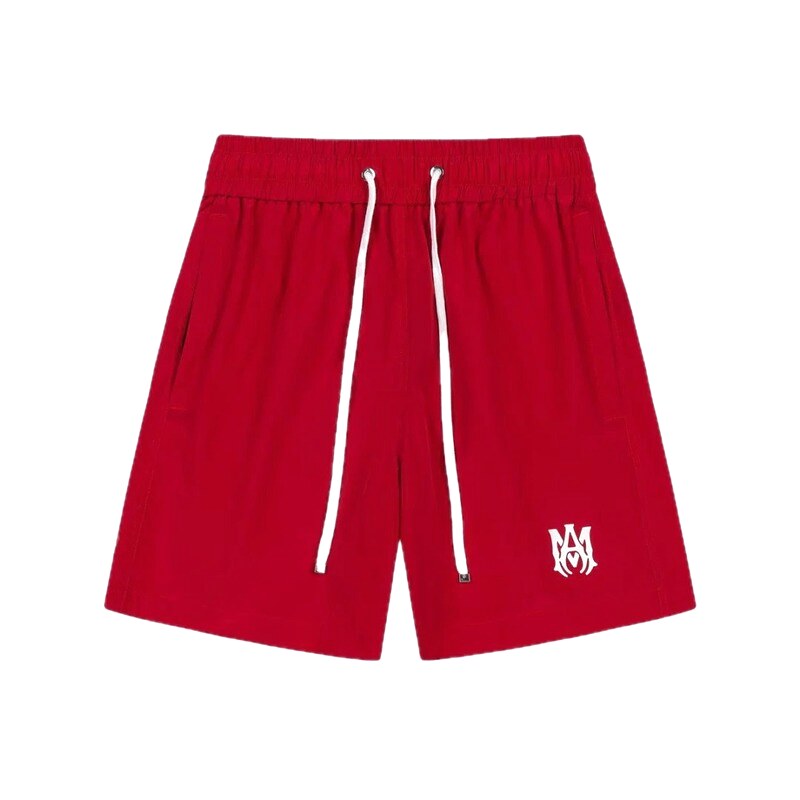 AMIRI minimalist style red shorts
