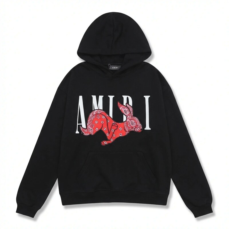 AMIRI Rabbit Print Trendy Brand Sweatshirt