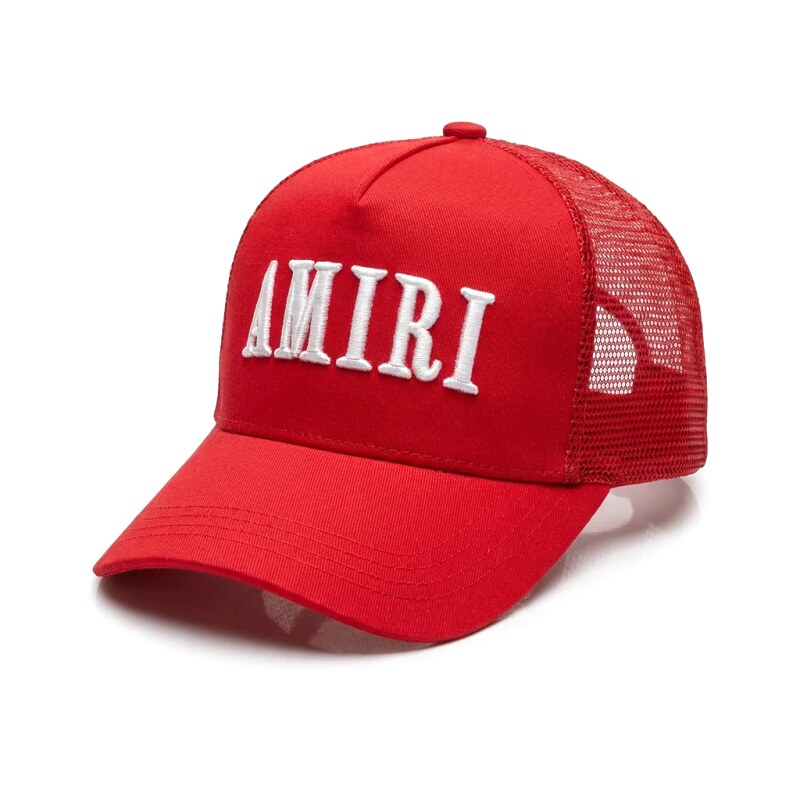 AMIRI Red Trendy Baseball Cap