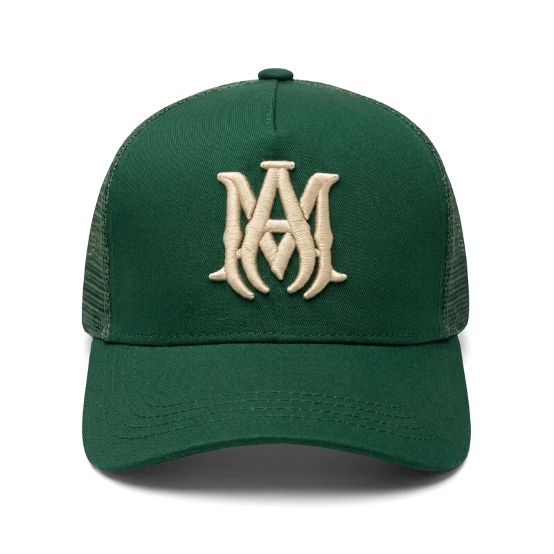 AMIRI Retro Style Dark Green Hat