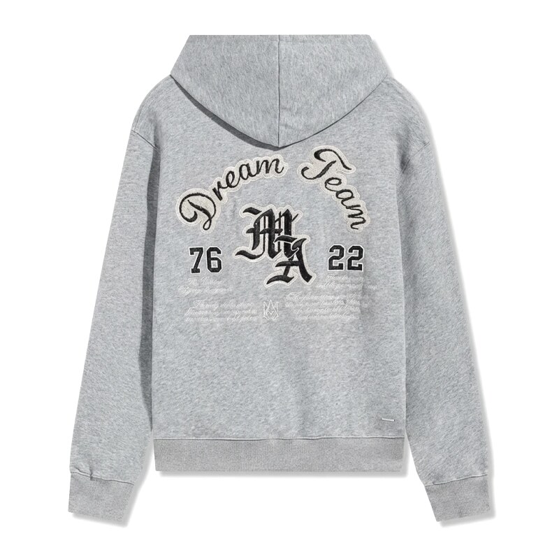 AMIRI Retro Style Grey Hoodie