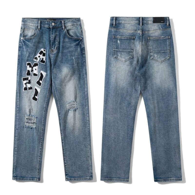AMIRI Ripped Trendy Style Jeans