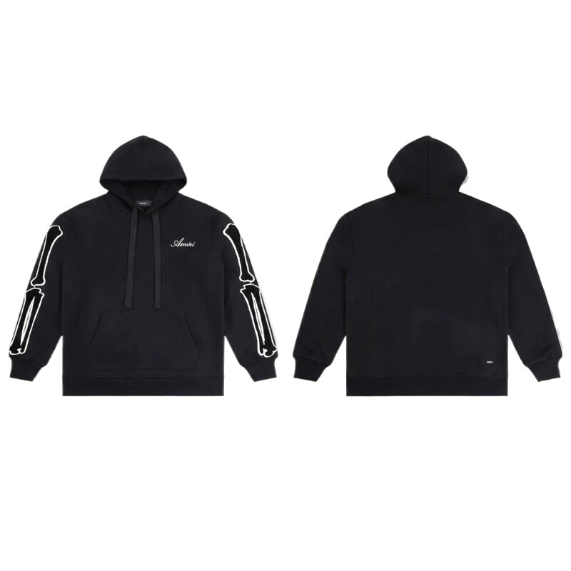 AMIRI Skull Style Black Hoodie