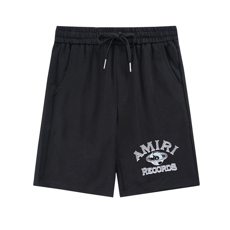 Amiri Streetwear Logo shorts Black Casual Amiri with Logo Accent