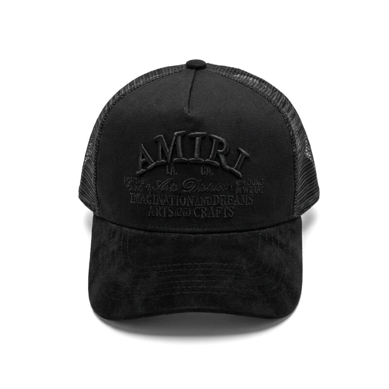 AMIRI vintage-style black hat