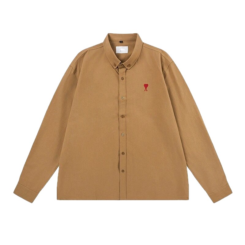AMI's loving and simple khaki shirt