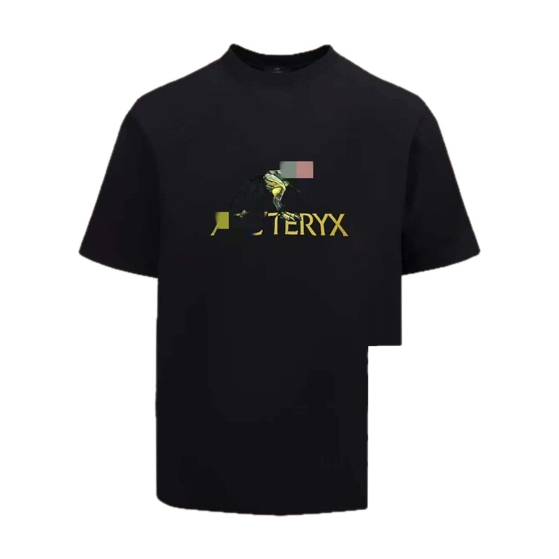 Arc'teryx Printed Outdoor Style Black Short Sleeve T-Shirt