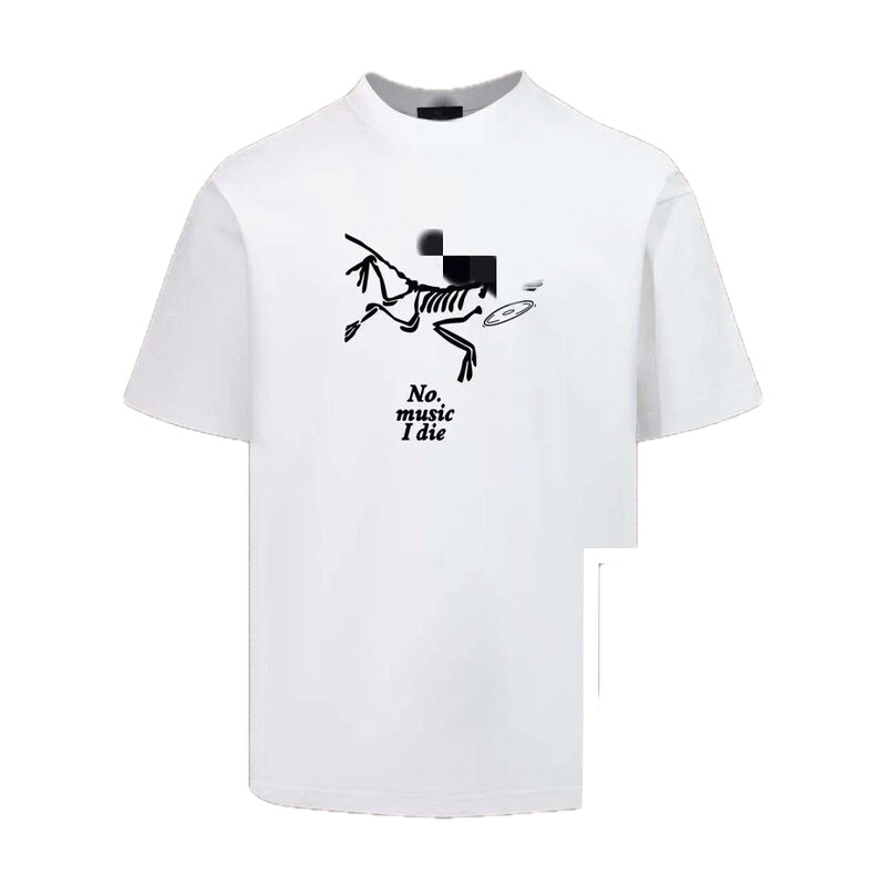 Arc'teryx Skull Print Trendy Cool Style White T-Shirt