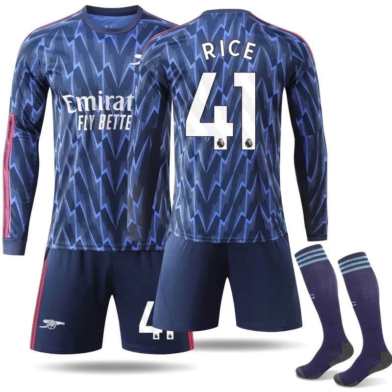 Arsenal Lightning Wind Dark Blue Jersey