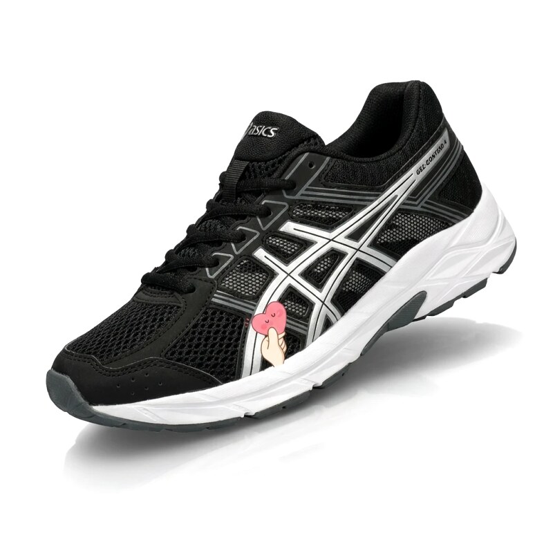 ASICS GEL-CONTEND 4 Black Trendy Shoes